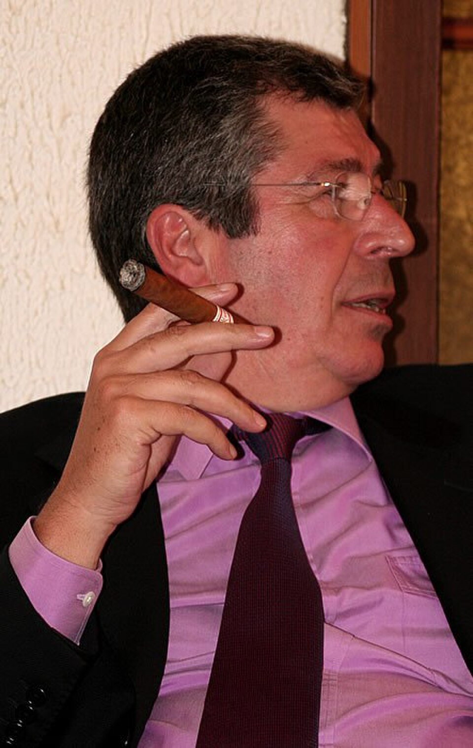 Patrick Balkany, member of parliament and mayor of
                 Levallois-Perret, at a colloquium on security in Vitrolles